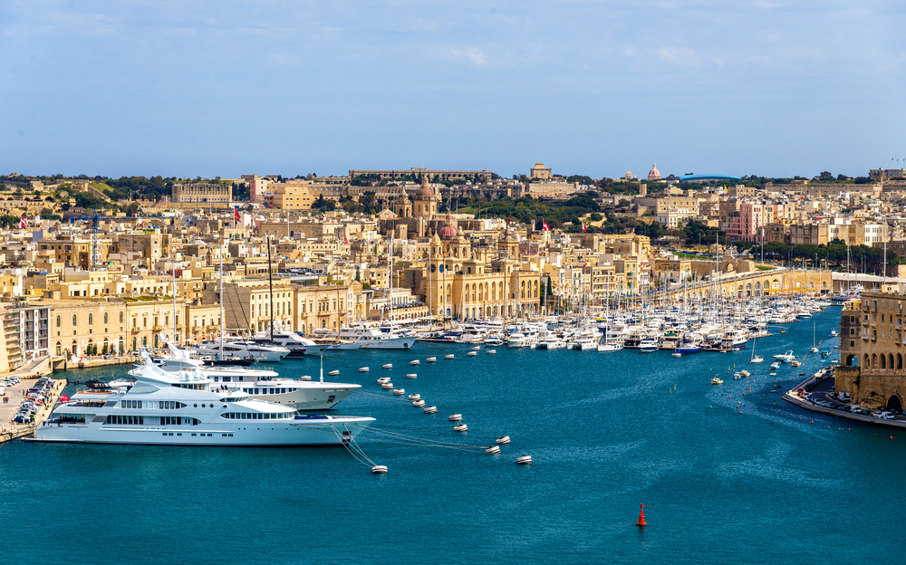Marina in Valletta - Malta