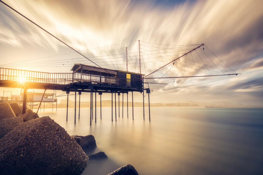 Trabocco sul mare di Pescara
