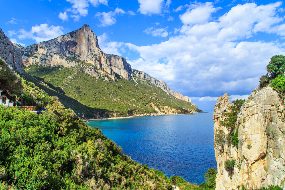 Il panorama di Cala Luna